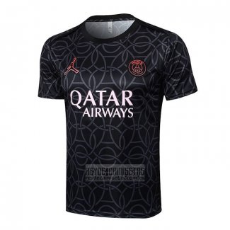 Camiseta De Futbol de Entrenamiento Paris Saint-Germain Jordan 2024-2025 Negro