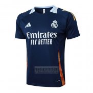 Camiseta De Futbol de Entrenamiento Real Madrid 2024-2025 Azul