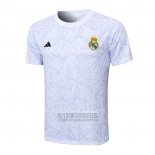 Camiseta De Futbol de Entrenamiento Real Madrid 2024-2025 Blanco