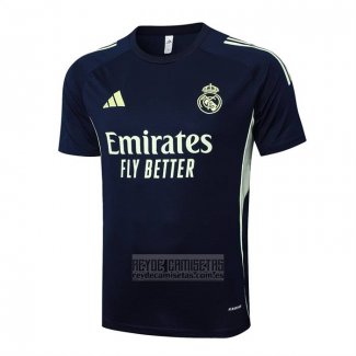 Camiseta De Futbol de Entrenamiento Real Madrid 2025-2026 Azul
