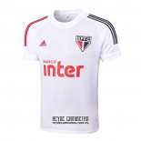 Camiseta de Futbol de Entrenamiento Sao Paulo 2020-2021 Blanco