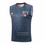 Camiseta De Futbol de Entrenamiento Sao Paulo Sin Mangas 2025-2026 Gris