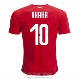 Camiseta de Futbol Suiza Jugador Xhaka Primera 2018