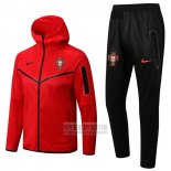 Chandal con Capucha del Portugal 2022-2023 Rojo