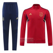 Chandal de Chaqueta del Ajax 2022-2023 Rojo