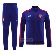 Chandal de Chaqueta del Arsenal 2024-2025 Azul