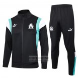 Chandal de Chaqueta del Olympique Marsella 2023-2024 Negro