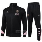 Chandal de Chaqueta del Paris Saint-Germain Jordan Nino 2024-2025 Negro