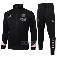 Chandal de Chaqueta del Paris Saint-Germain Jordan Nino 2024-2025 Negro