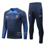 Chandal de Sudadera del Paris Saint-Germain Nino 2022-2023 Azul
