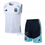 Chandal del Argentina Sin Mangas 2025-2026 Blanco