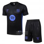 Chandal del Barcelona Manga Corta 2025-2026 Negro - Pantalon Corto