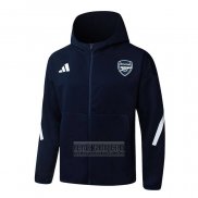 Chaqueta con Capucha del Arsenal 2025-2026 Negro