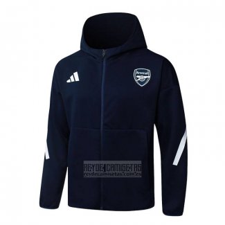 Chaqueta con Capucha del Arsenal 2025-2026 Negro