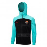 Chaqueta con Capucha del Barcelona 2022-2023 Azul y Negro