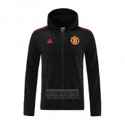 Chaqueta con Capucha del Manchester United 2022-2023 Negro