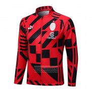 Chaqueta del AC Milan 2022-2023 Rojo y Negro