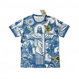 Tailandia Camiseta De Futbol Brasil Jesus 2025-2026 Azul