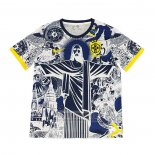 Tailandia Camiseta De Futbol Brasil Jesus 2025-2026 Gris