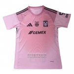 Tailandia Camiseta De Futbol Tigres UANL Portero Segunda 2025-2026 Rosa