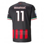 Camiseta De Futbol AC Milan Jugador Ibrahimovic Primera 2022-2023