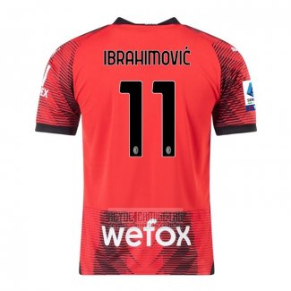 Camiseta De Futbol AC Milan Jugador Ibrahimovic Primera 2023-2024