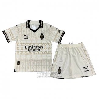 Camiseta De Futbol AC Milan Pleasures Portero Nino 2023-2024