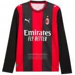 Camiseta De Futbol AC Milan Primera Manga Larga 2026-2027