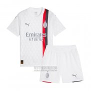 Camiseta De Futbol AC Milan Segunda Nino 2023-2024