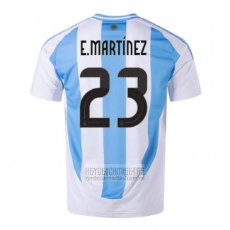 Camiseta De Futbol Argentina Jugador E.Martinez Primera 2024