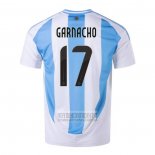 Camiseta De Futbol Argentina Jugador Garnacho Primera 2024
