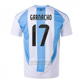 Camiseta De Futbol Argentina Jugador Garnacho Primera 2024