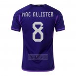 Camiseta De Futbol Argentina Jugador Mac Allister Segunda 2022