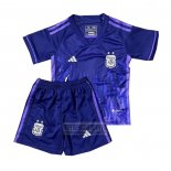 Camiseta De Futbol Argentina Segunda Nino 2022