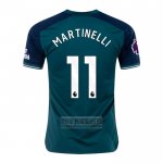 Camiseta De Futbol Arsenal Jugador Martinelli Tercera 2023-2024