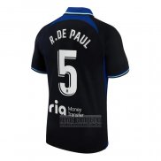 Camiseta De Futbol Atletico Madrid Jugador R.De Paul Segunda 2022-2023