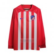 Camiseta De Futbol Atletico Madrid Primera Manga Larga 2023-2024