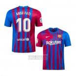 Camiseta De Futbol Barcelona Jugador Ansu Fati Primera 2021-2022
