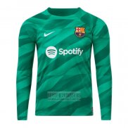 Camiseta De Futbol Barcelona Portero Manga Larga 2023-2024 Verde