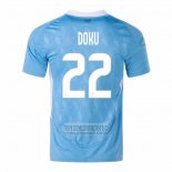 Camiseta De Futbol Belgica Jugador Doku Segunda 2024