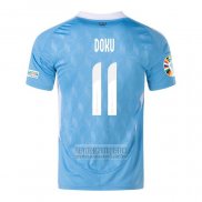 Camiseta De Futbol Belgica Jugador Doku Segunda 2024