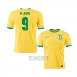Camiseta De Futbol Brasil Jugador G.Jesus Primera 2020-2021