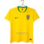 Camiseta De Futbol Brasil Primera Retro 2018