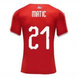 Camiseta De Futbol Serbia Jugador Matic Primera 2018
