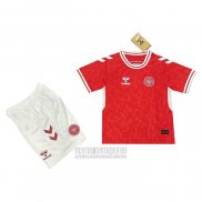 Camiseta De Futbol Dinamarca Primera Nino 2024
