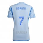 Camiseta De Futbol Espana Jugador Morata Segunda 2022
