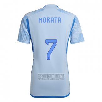 Camiseta De Futbol Espana Jugador Morata Segunda 2022
