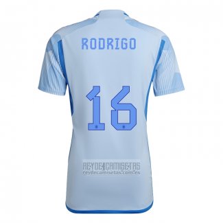 Camiseta De Futbol Espana Jugador Rodrigo Segunda 2022