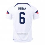 Camiseta De Futbol Estados Unidos Jugador Musah Primera 2022