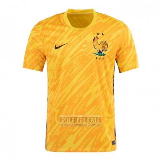 Camiseta De Futbol Francia Portero 2024 Amarillo